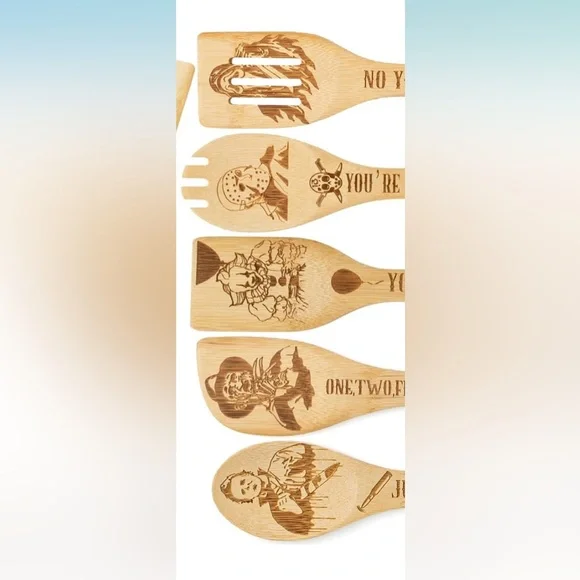 5pc horror character kitchen utensils set..(NWT) - Picture 2 of 6